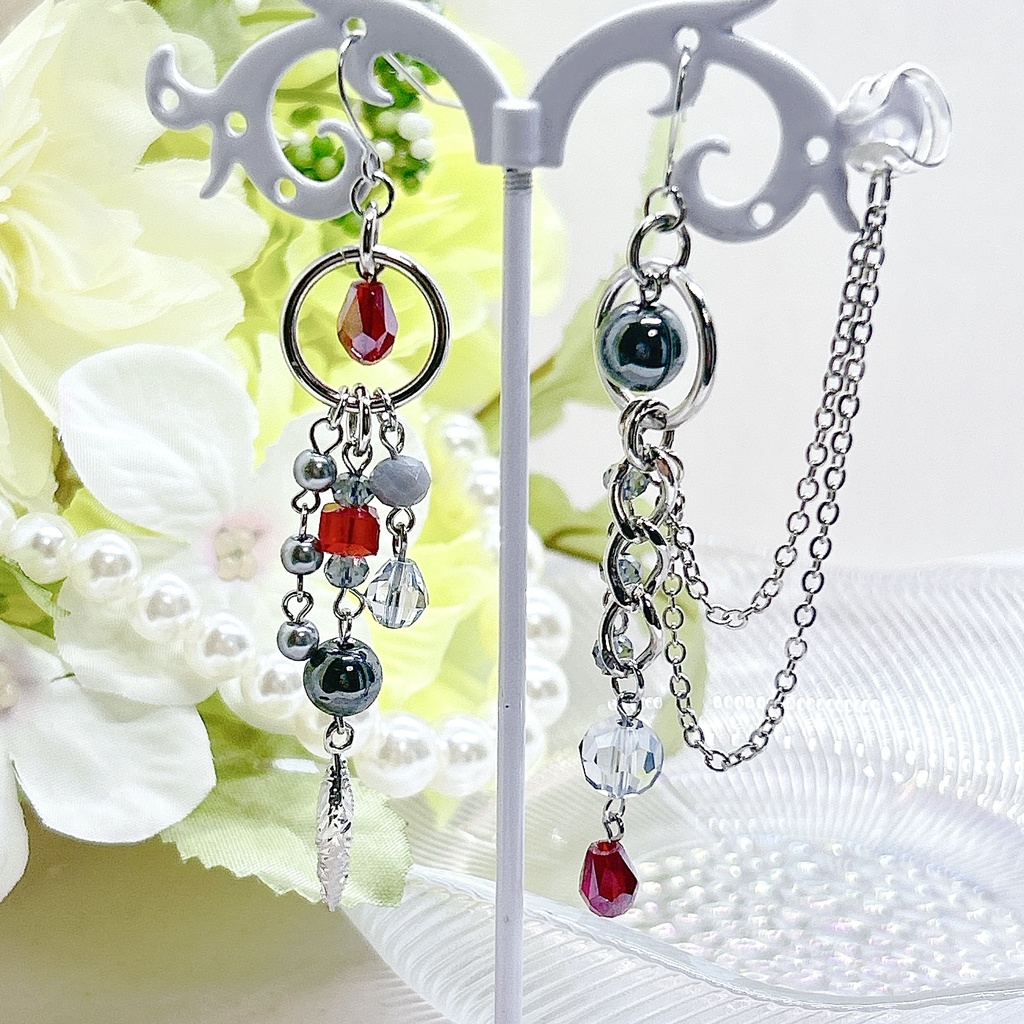 原神 リオセスリ ピアスorイヤリング 神ノ叡智19頒布品