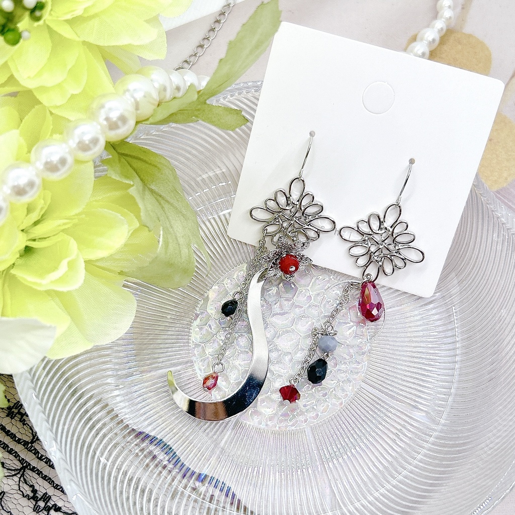 原神 アルレッキーノ-召使- モチーフピアスorイヤリング 神ノ叡智19頒布品