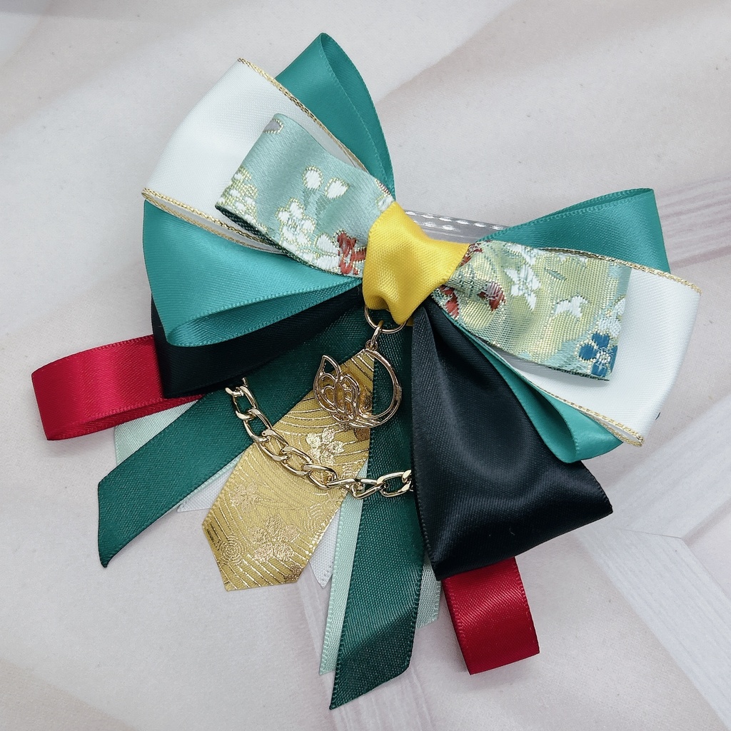 崩壊スターレイル モチーフリボンバレッタ&バックチェーン TokyoFesJul 頒布品