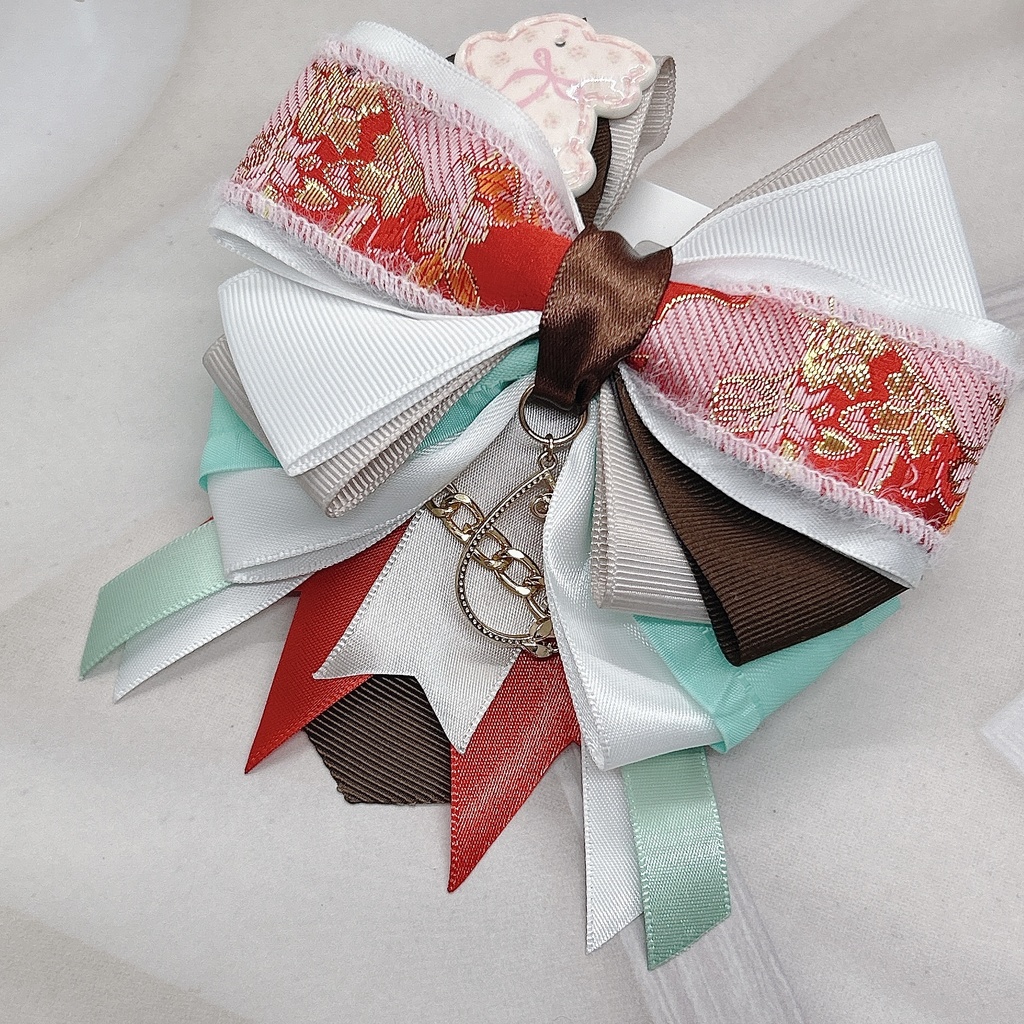 崩壊スターレイル モチーフリボンヘアバレッタ&バックチェーン Part1 OtG4頒布品