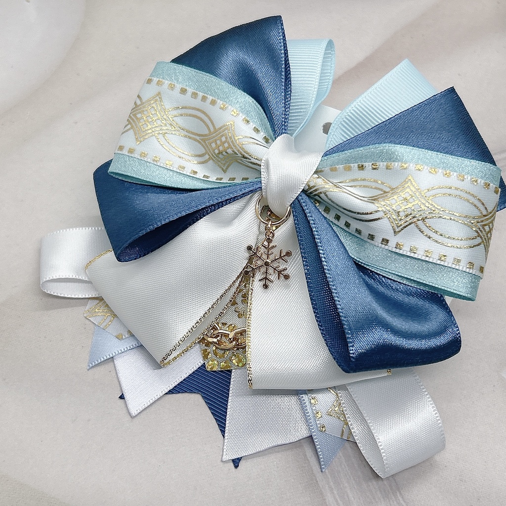 崩壊スターレイル モチーフリボンヘアバレッタ&バックチェーン Part1 OtG4頒布品