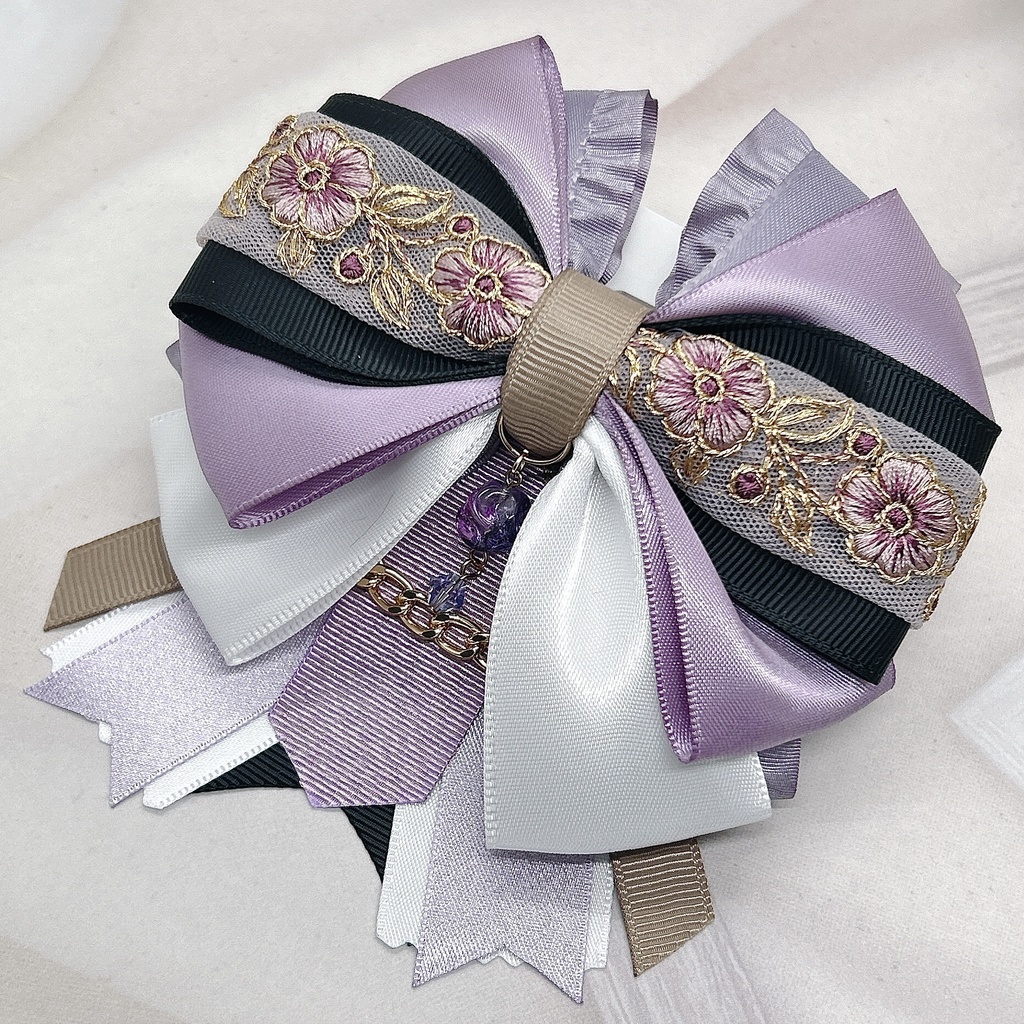 崩壊スターレイル モチーフリボンヘアバレッタ&バックチェーン Part1 OtG4頒布品