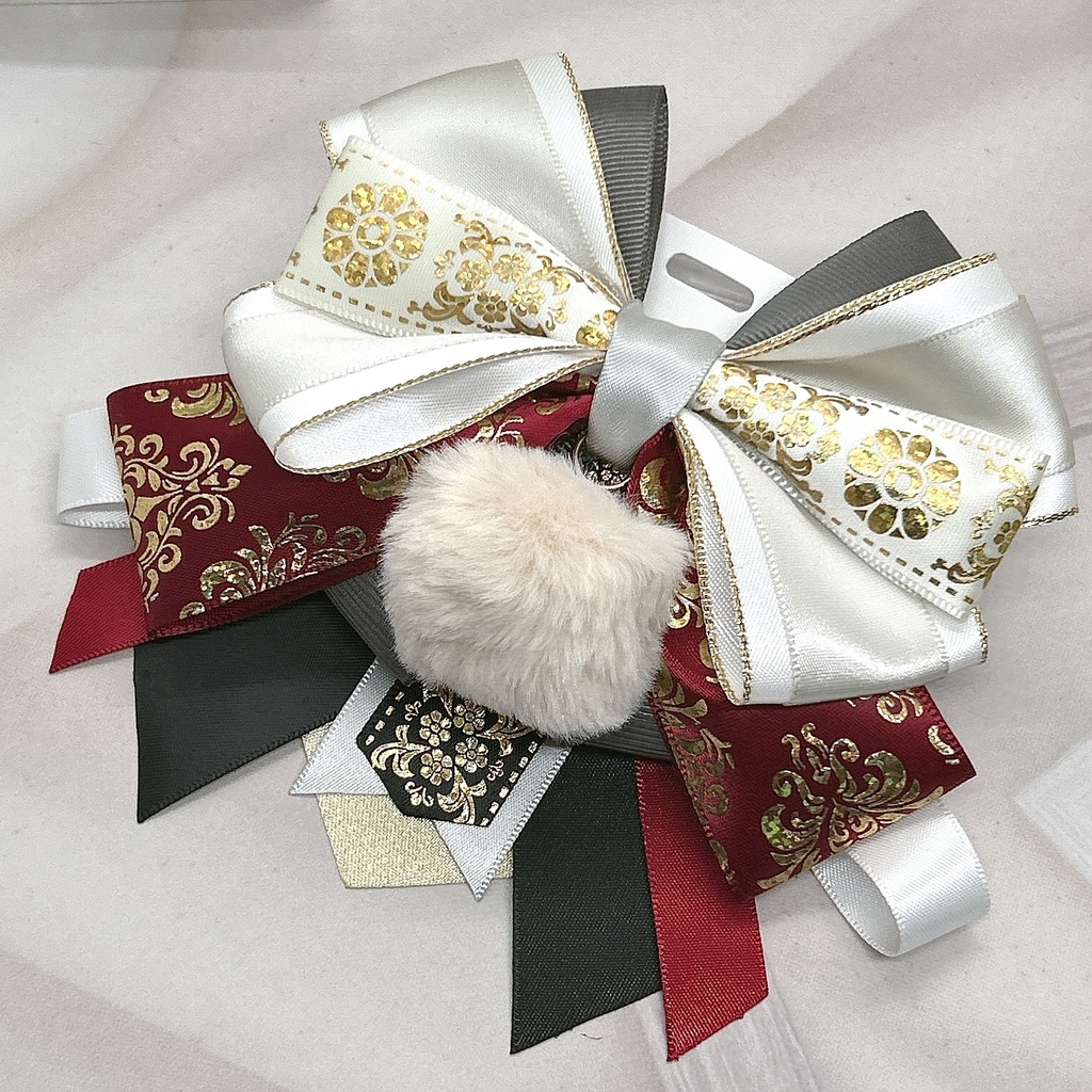 崩壊スターレイル モチーフリボンヘアバレッタ&バックチェーン Part1 OtG4頒布品