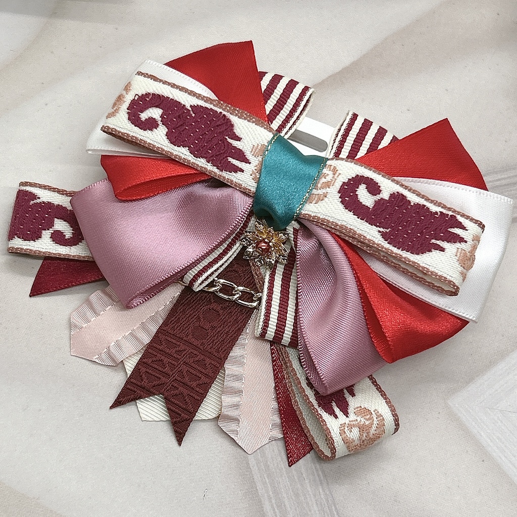 崩壊スターレイル モチーフリボンヘアバレッタ&バックチェーン Part1 OtG4頒布品