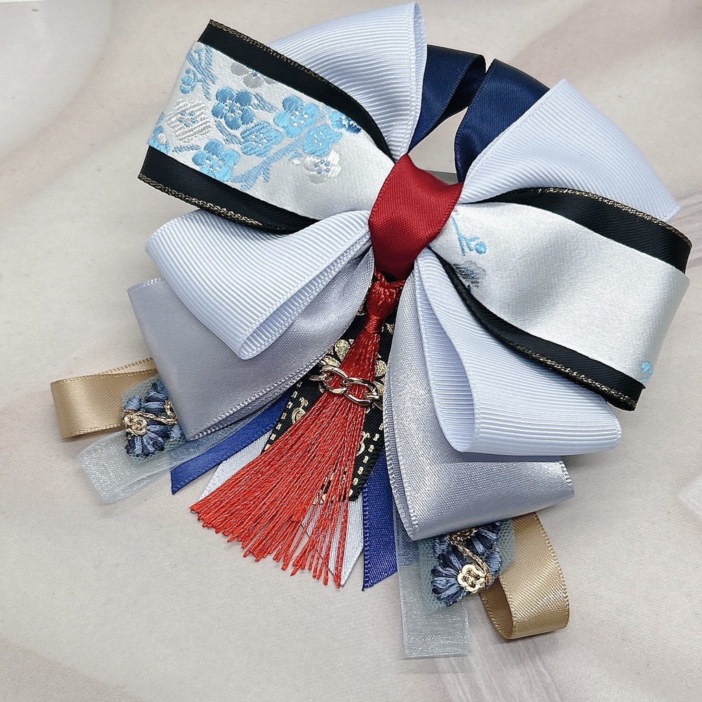 崩壊スターレイル モチーフリボンヘアバレッタ&バックチェーン Part1 OtG4頒布品