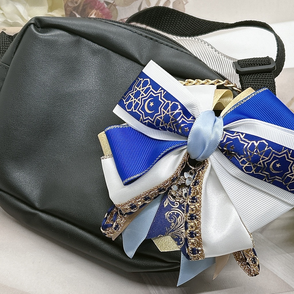 原神 モチーフリボンバレッタ バックチェーン モンド・璃月・稲妻・スメール 神ノ叡智22頒布品