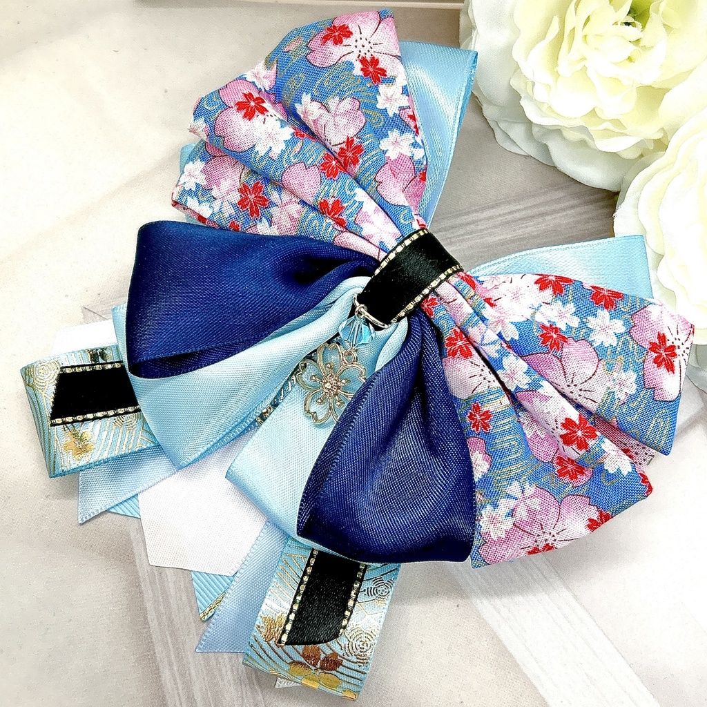 原神 モチーフリボンバレッタ バックチェーン モンド・璃月・稲妻・スメール 神ノ叡智22頒布品