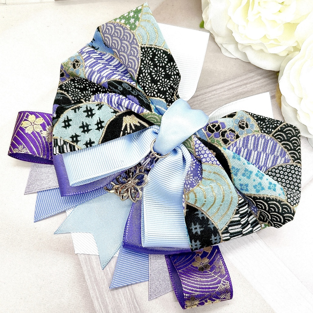 原神 モチーフリボンバレッタ バックチェーン モンド・璃月・稲妻・スメール 神ノ叡智22頒布品