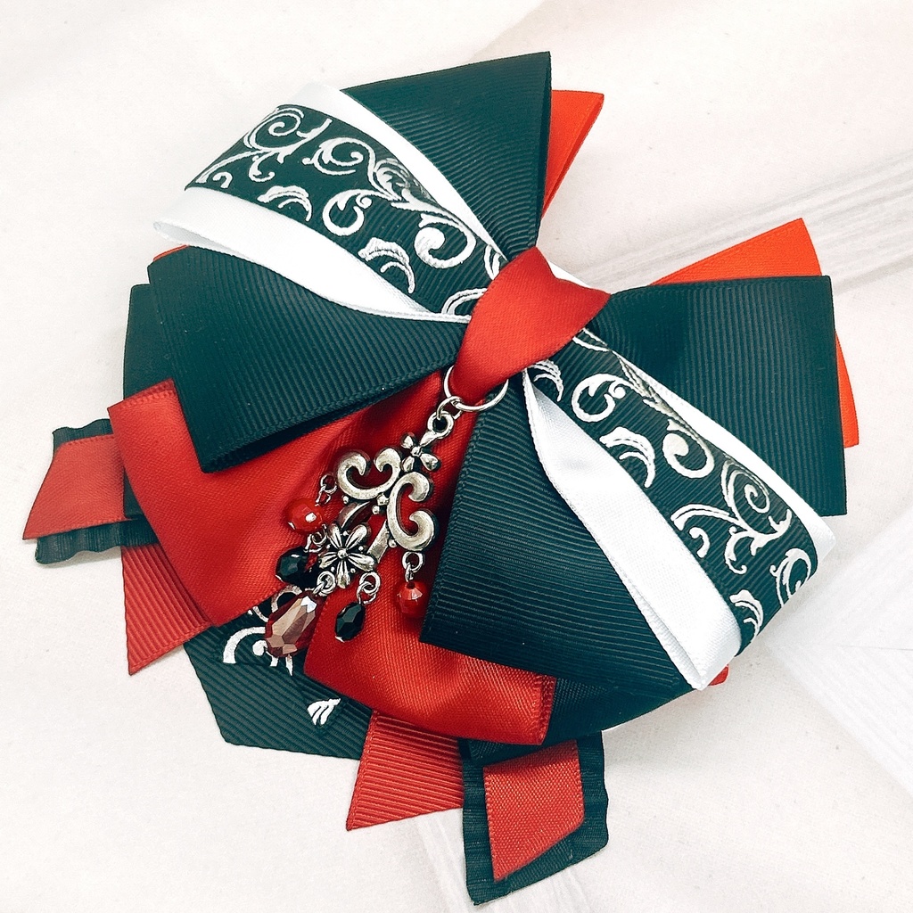 HARU 神ノ叡智24 リボンバレッタ&バックチェーン ①