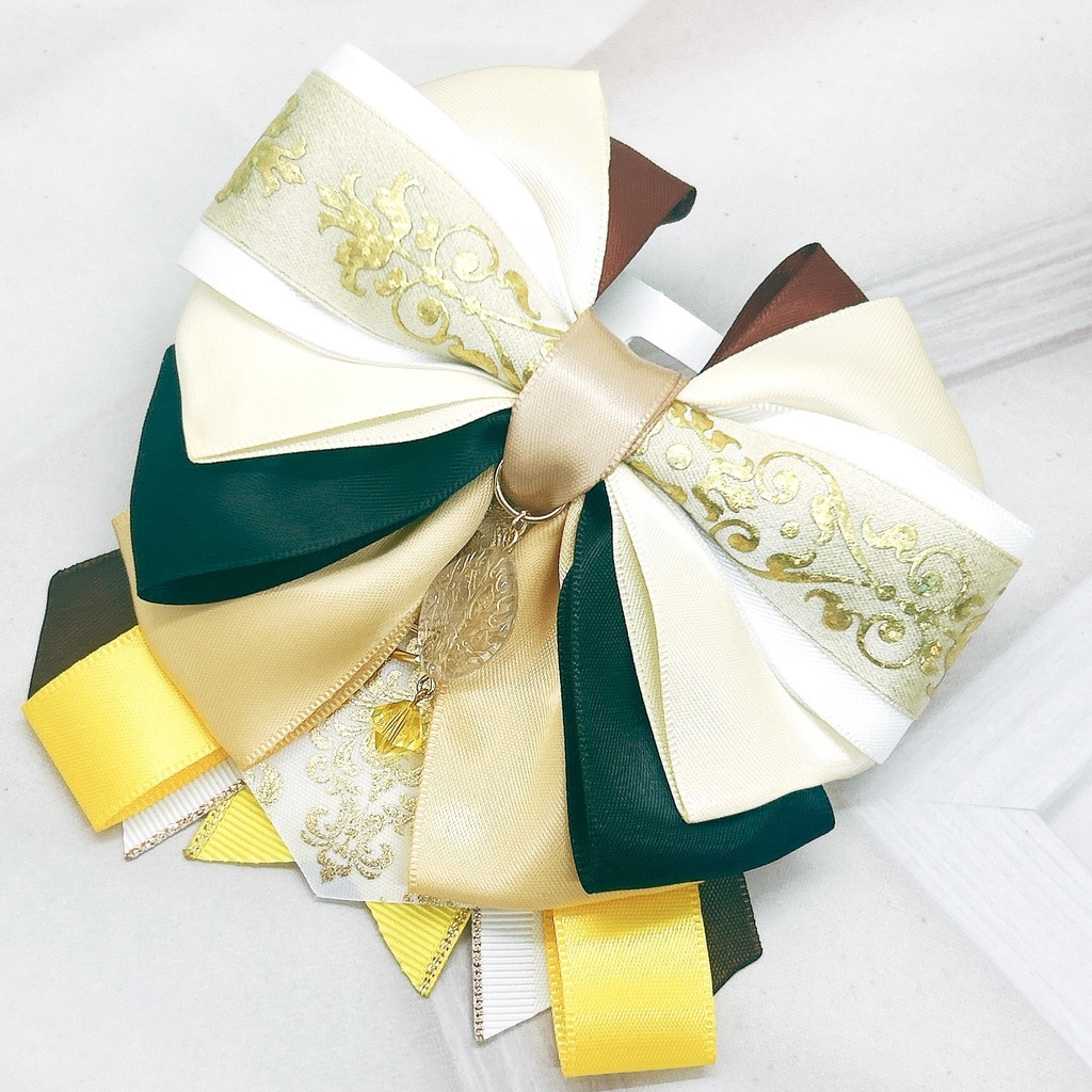 HARU 神ノ叡智24 リボンバレッタ&バックチェーン ①