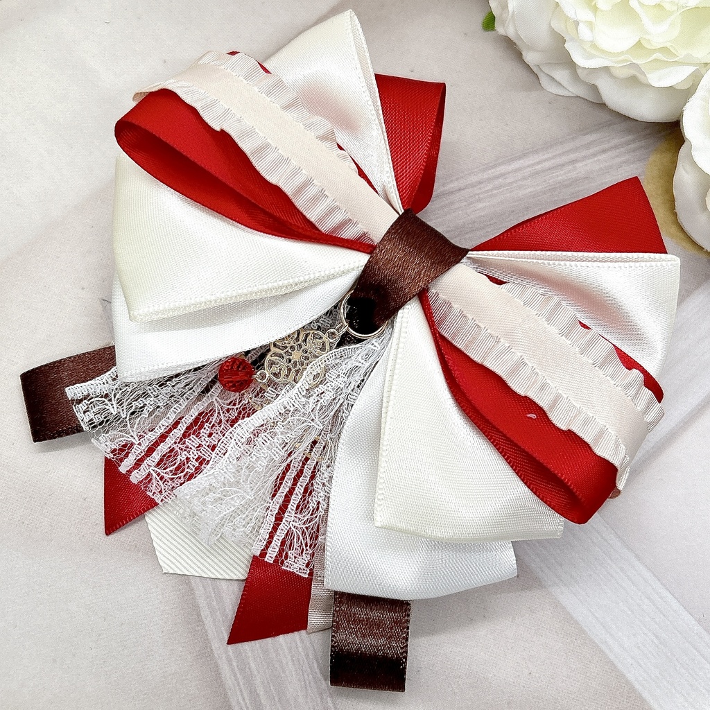 HARU 神ノ叡智24 リボンバレッタ&バックチェーン ①