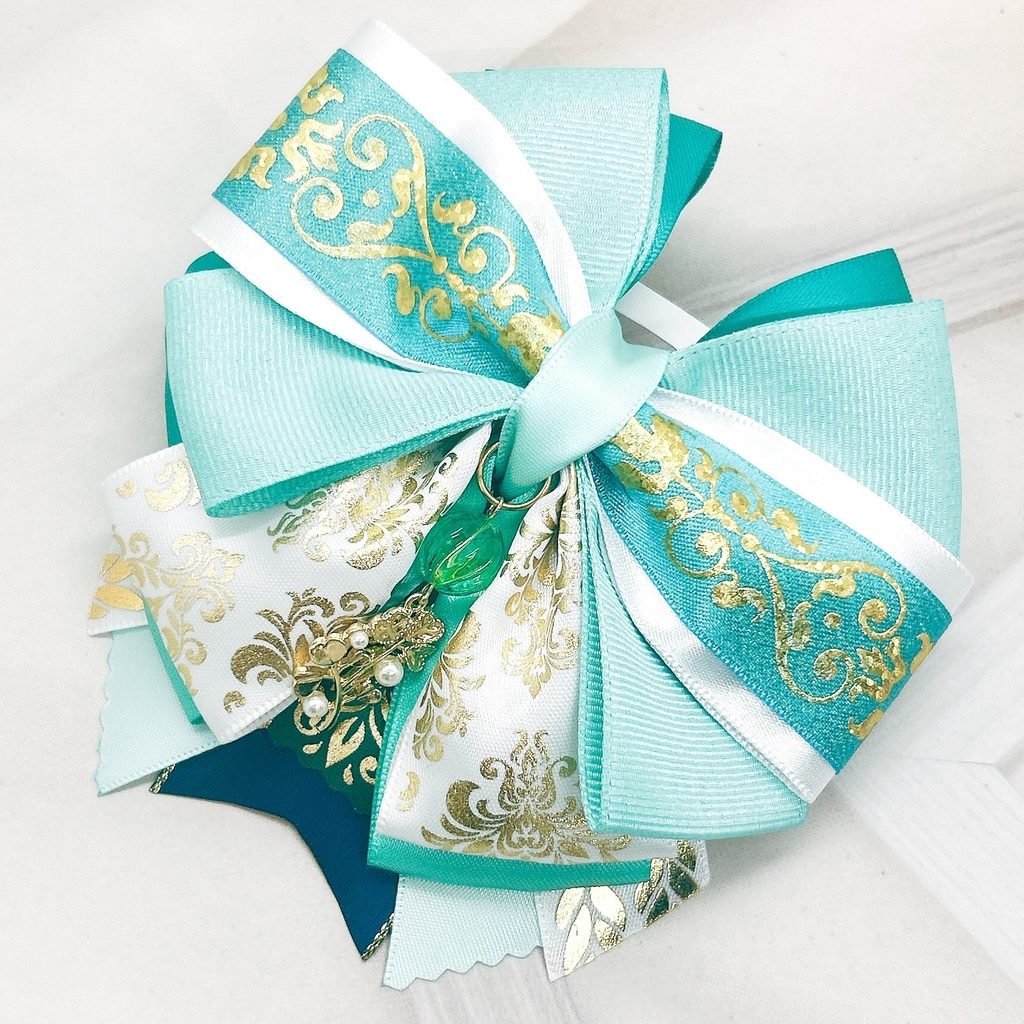 HARU 神ノ叡智24 リボンバレッタ&バックチェーン ①