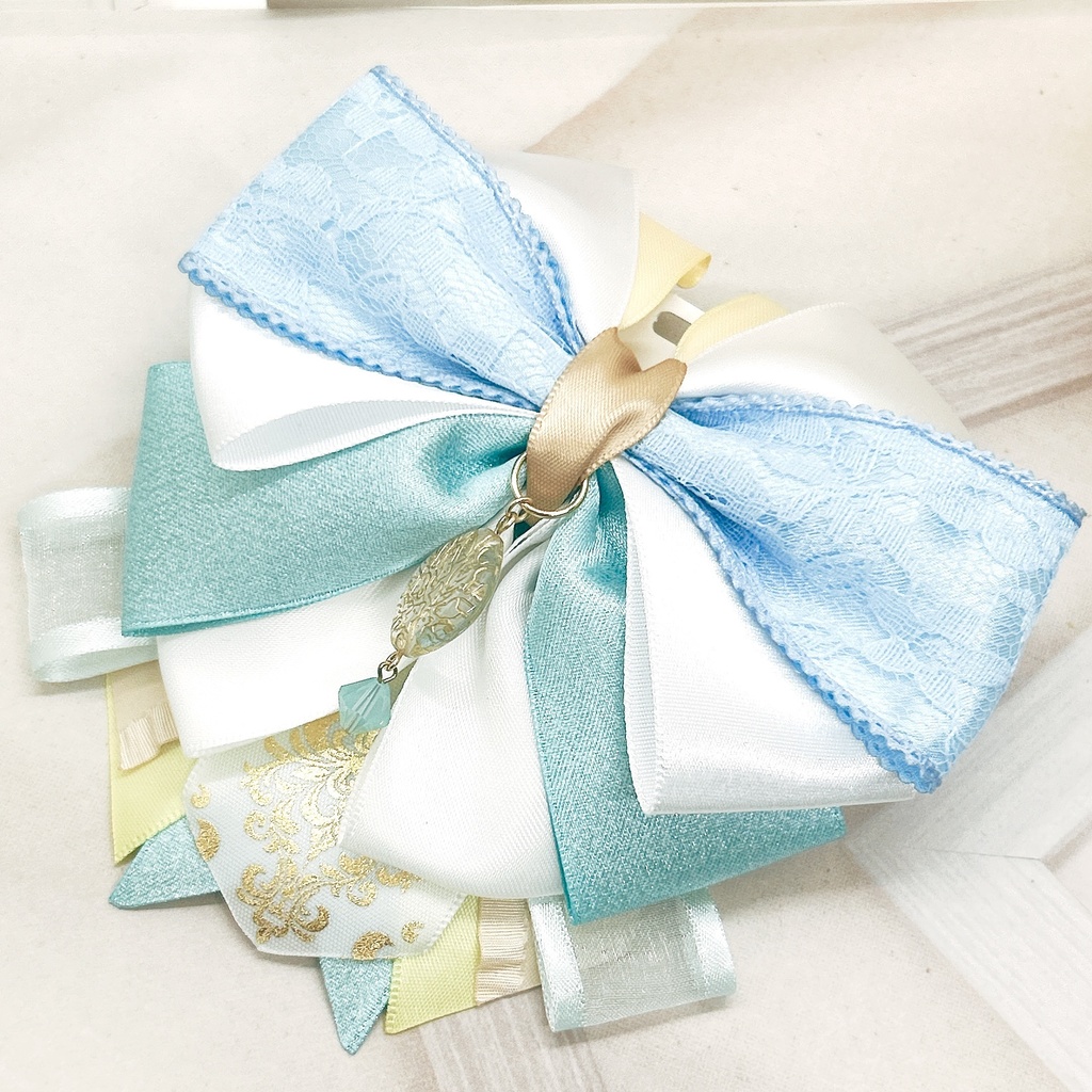 HARU 神ノ叡智24 リボンバレッタ&バックチェーン ①