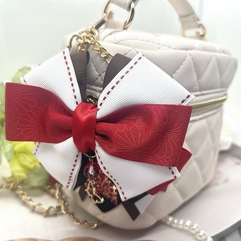 HARU 神ノ叡智24 リボンバレッタ&バックチェーン ①