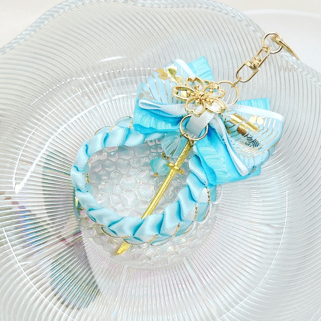 刀剣乱舞 リボンレイストラップ 大和守安定&加州清光