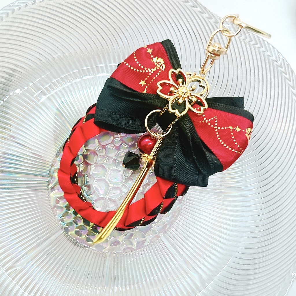 刀剣乱舞 リボンレイストラップ 大和守安定&加州清光