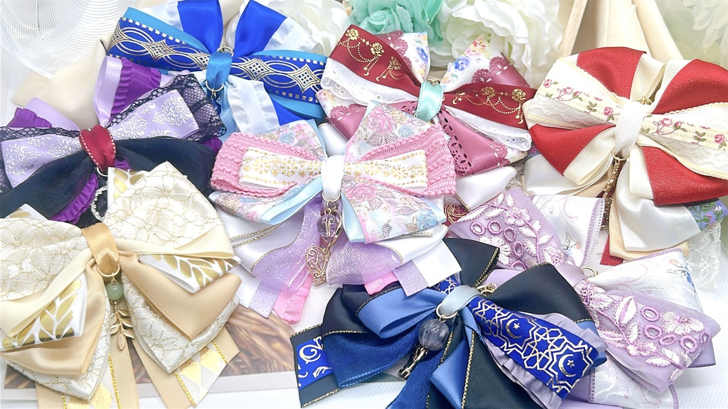 崩壊スターレイル  モチーフリボンバッグチェーン ヘアクリップ付き オンパロス