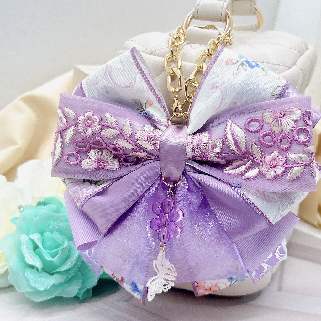 崩壊スターレイル モチーフリボンバッグチェーン ヘアクリップ付き オンパロス