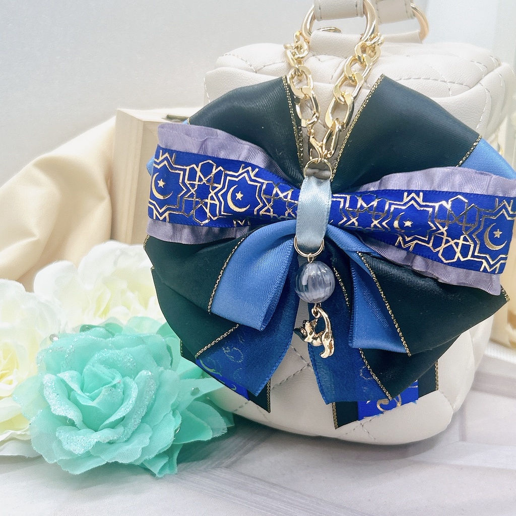 崩壊スターレイル モチーフリボンバッグチェーン ヘアクリップ付き オンパロス