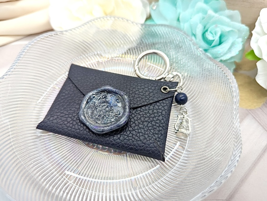 原神 フリンズ&イルーガ モチーフシーリングスタンプ付き手紙型レザーストラップ 【レザーレター】