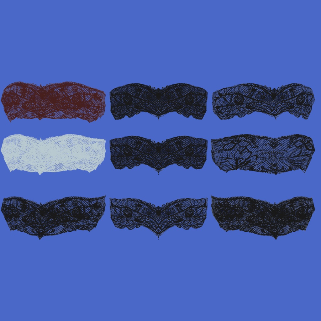 レースアイマスク/Lace Eye Mask