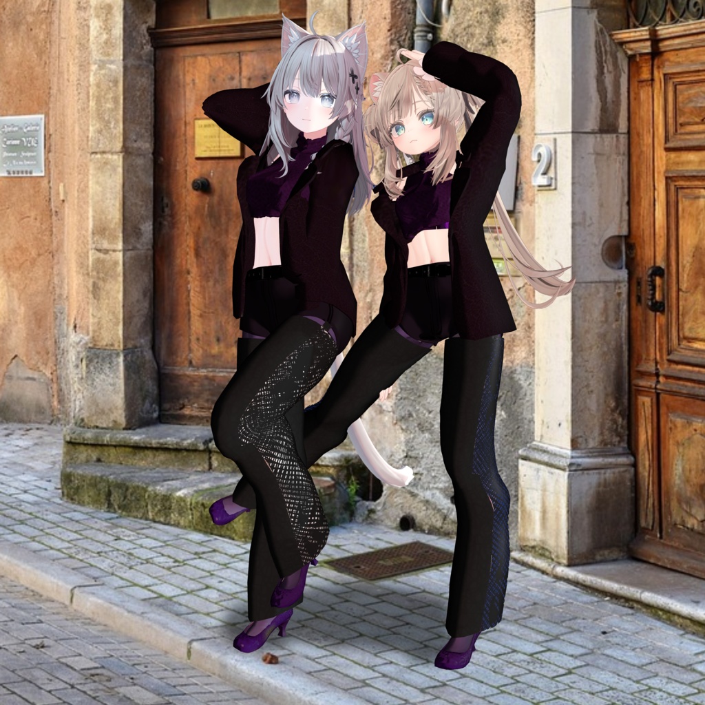 【複数アバター対応】キスフロムヘブン/Kiss from Heaven【3D衣装】