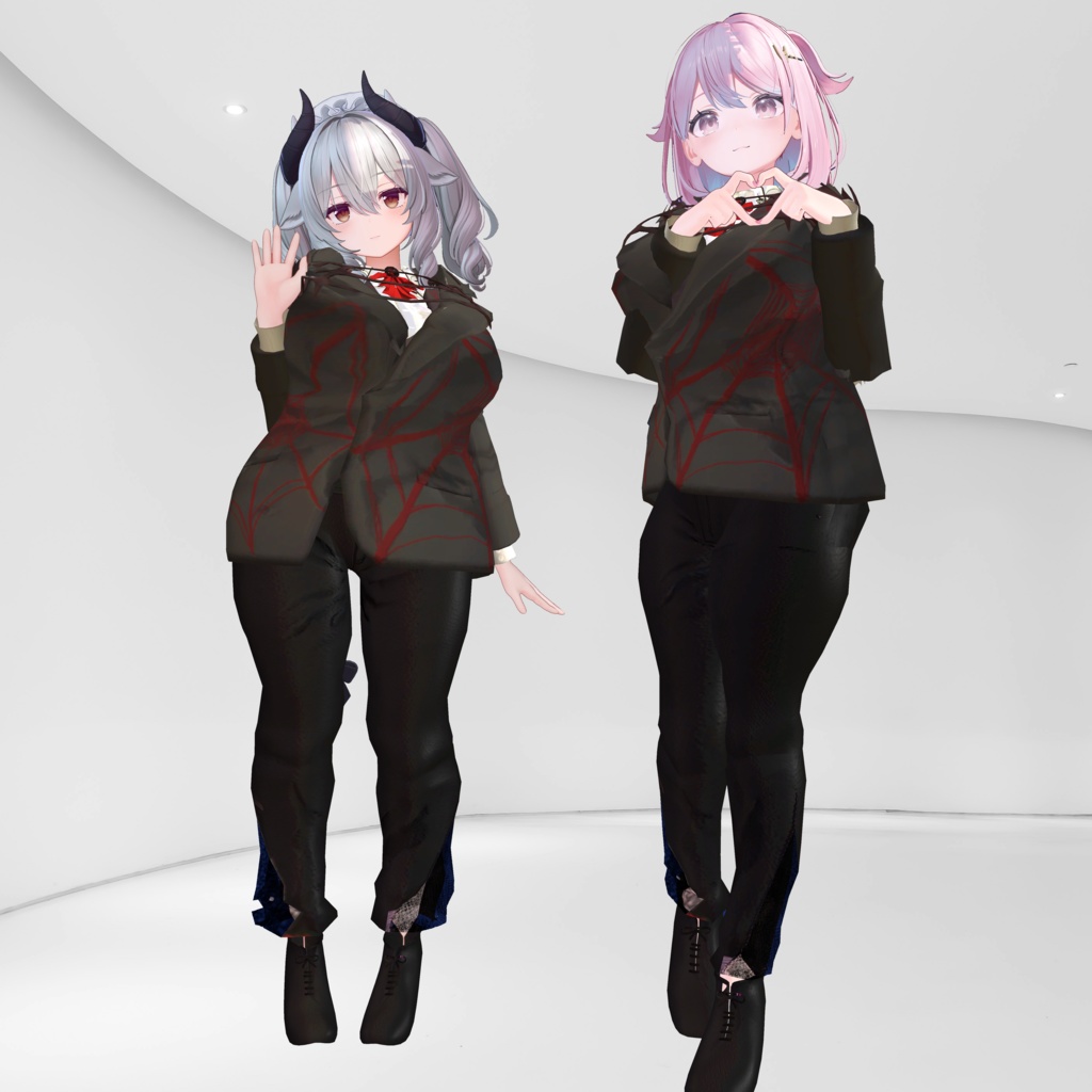 【複数アバター対応】ブラックウィドウ/Black widow【3D衣装】