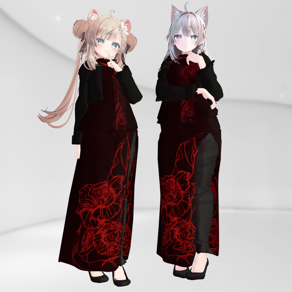 【複数アバター対応】クラシックドライマティーニ/Classic Dry Martini【3D衣装】