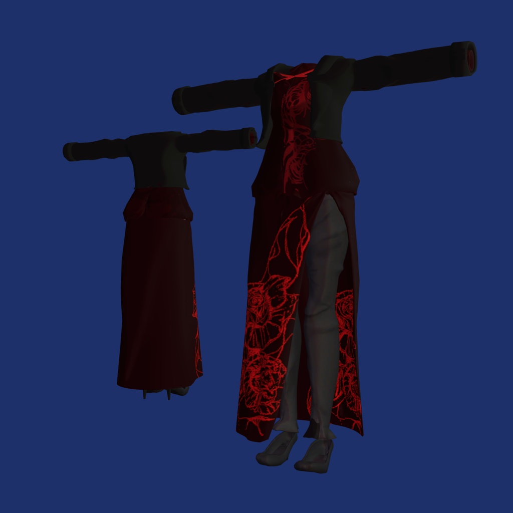 【複数アバター対応】クラシックドライマティーニ/Classic Dry Martini【3D衣装】