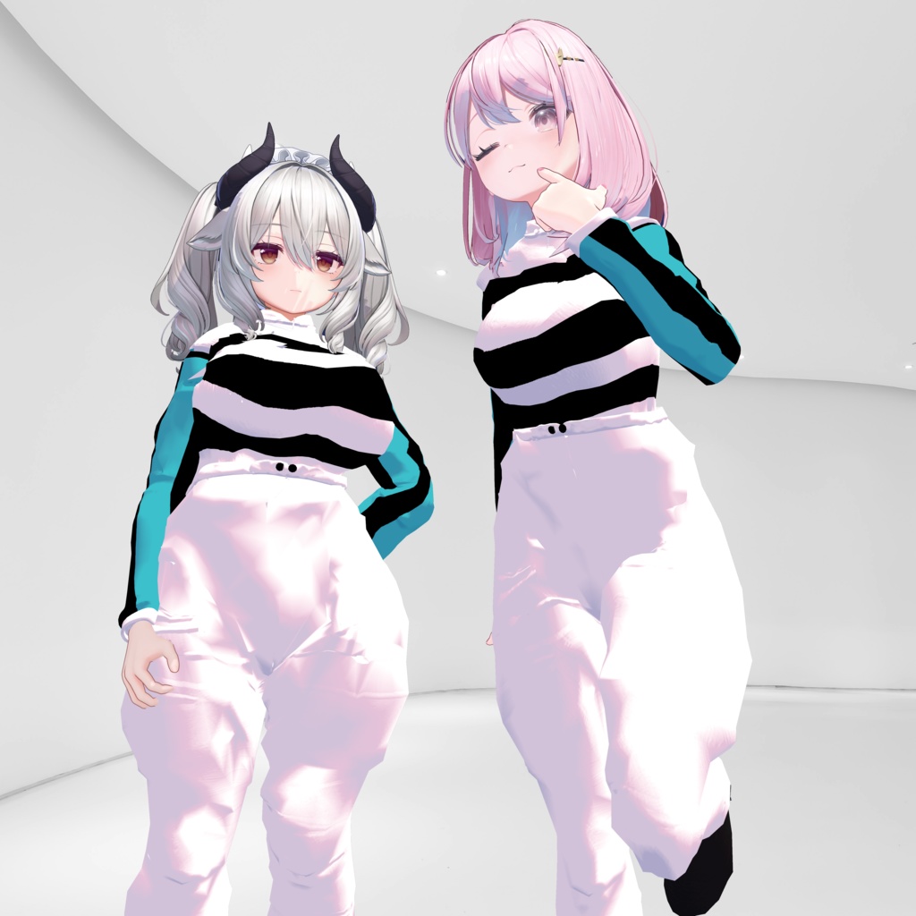 【複数アバター対応】騎手の勝負服/Racing colours【3D衣装】