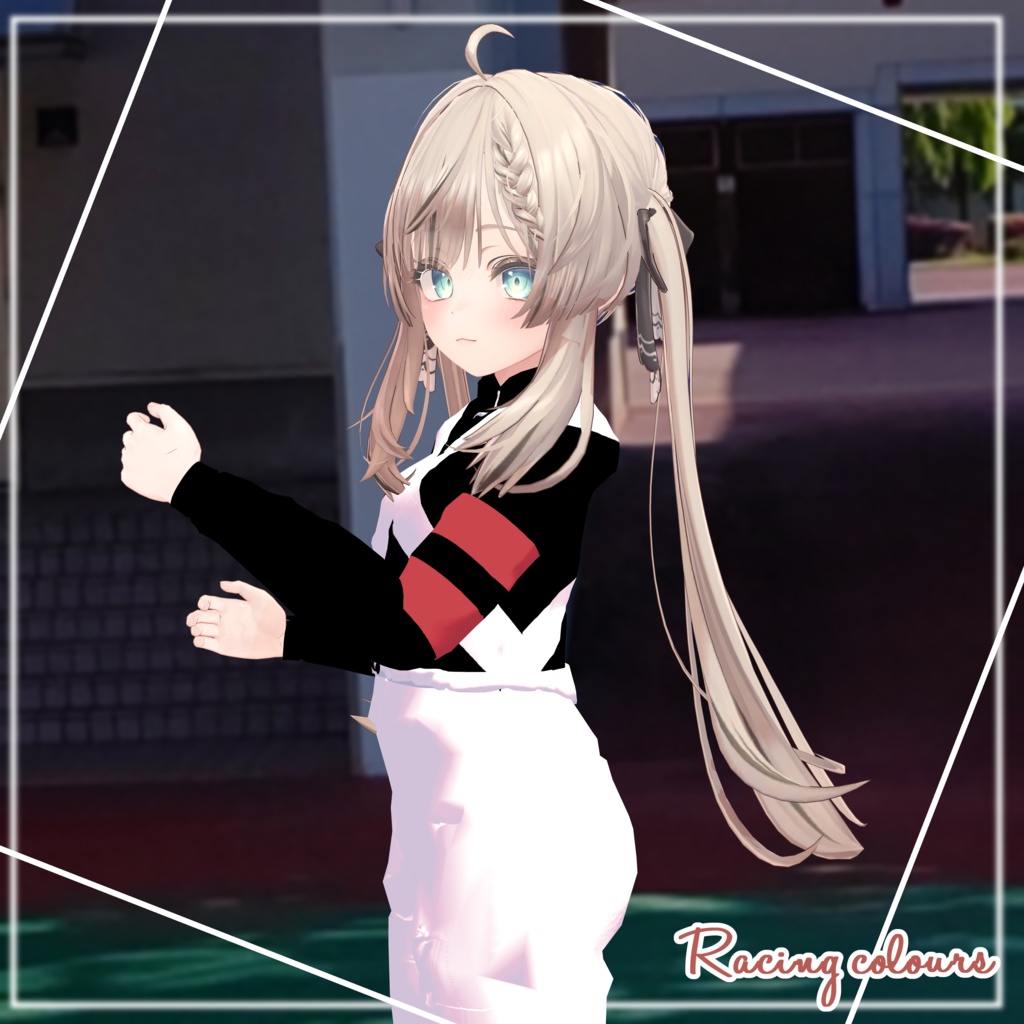 【複数アバター対応】騎手の勝負服/Racing colours【3D衣装】