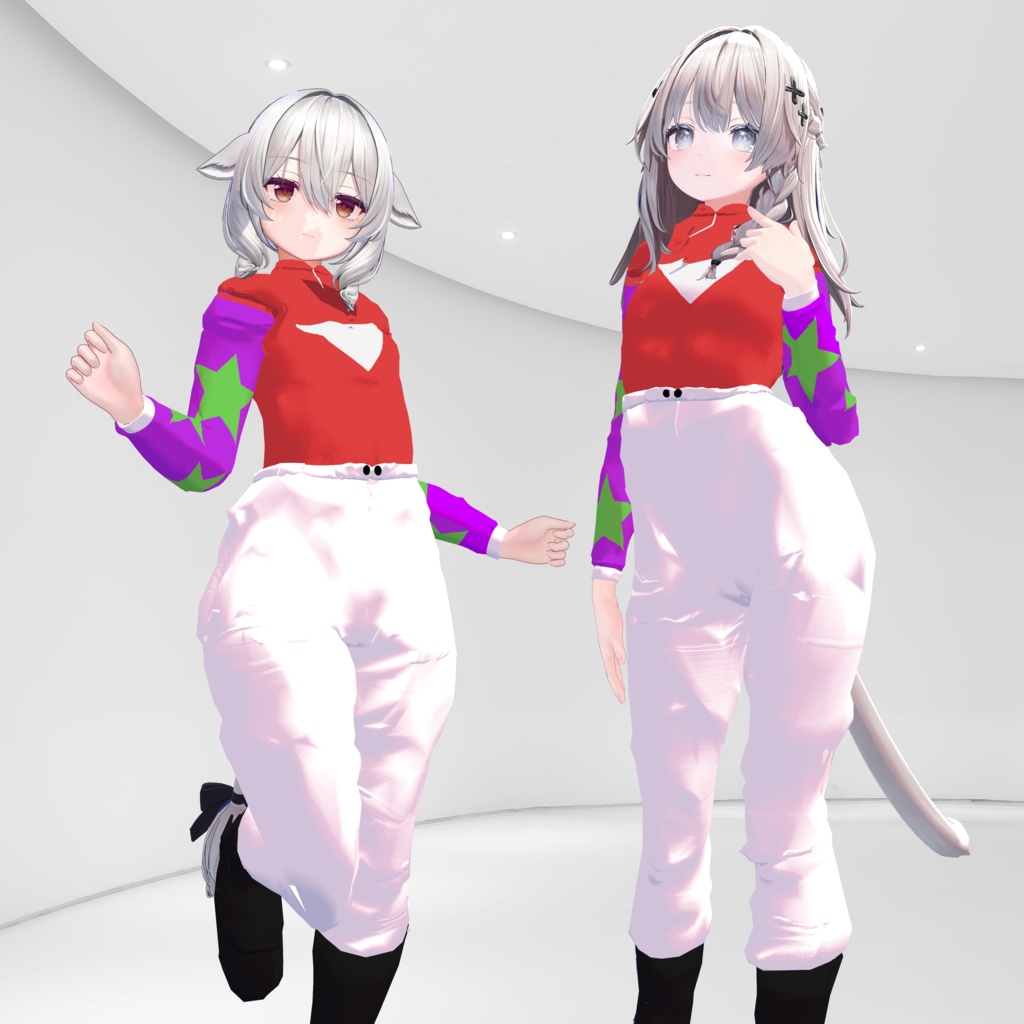 【複数アバター対応】騎手の勝負服/Racing colours【3D衣装】