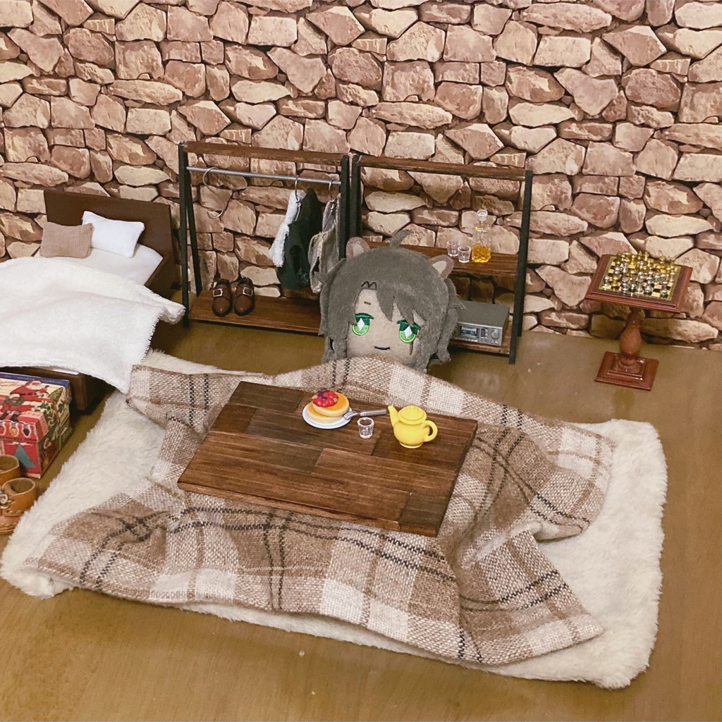 ミニチュア家具　こたつテーブル
