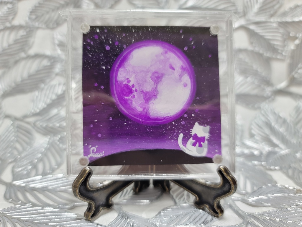 🐾満月(紫)