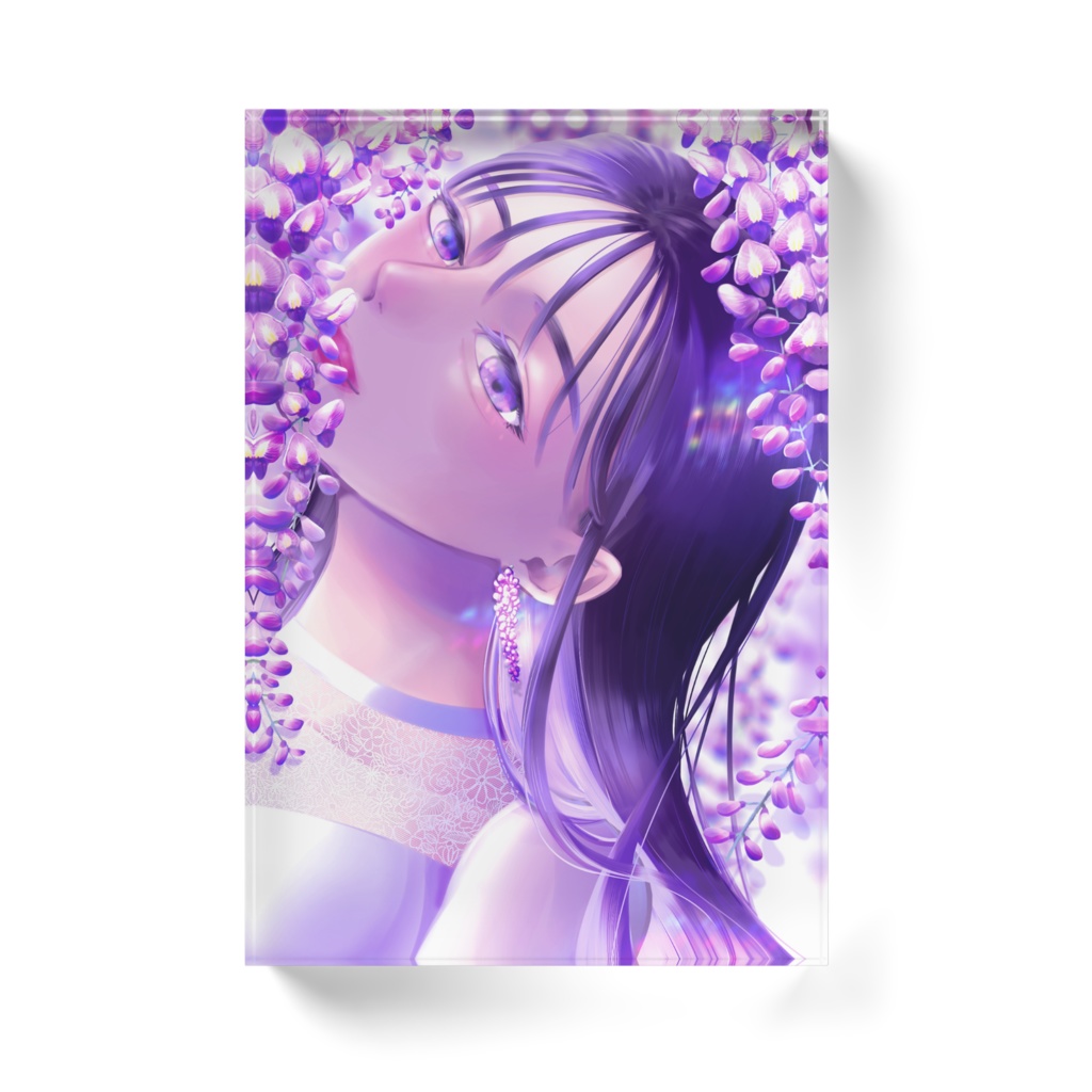 藤の娘-アクリルブロック-