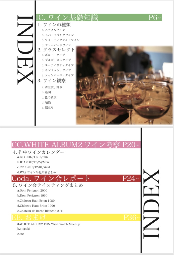 (受注生産)WHITE ALBUM2 WINE PARTY 2019