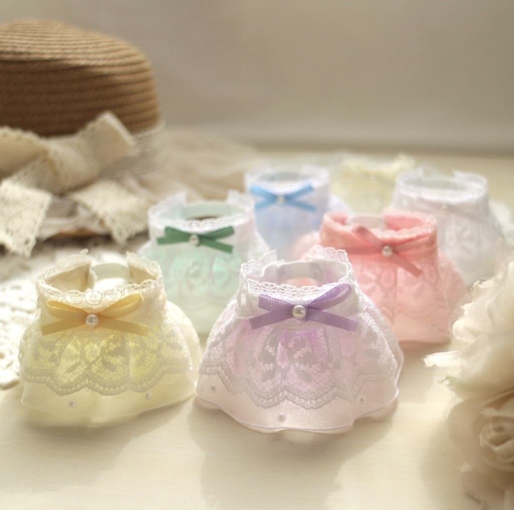 (カラー8色) ⑅ mini Lace dress にじぱぺっと