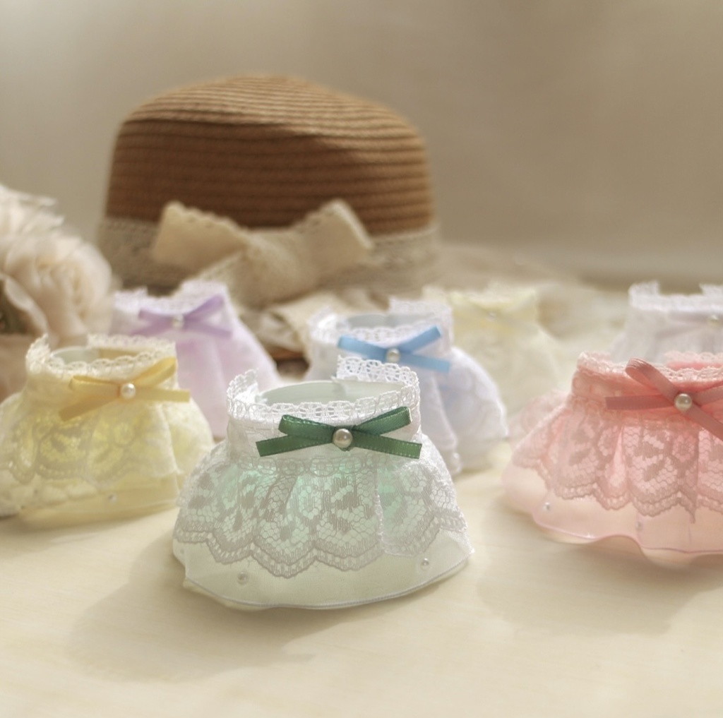 (カラー8色) ⑅ mini Lace dress にじぱぺっと