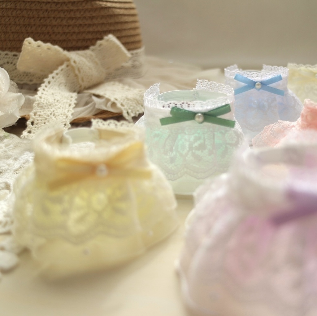 (カラー8色) ⑅ mini Lace dress にじぱぺっと