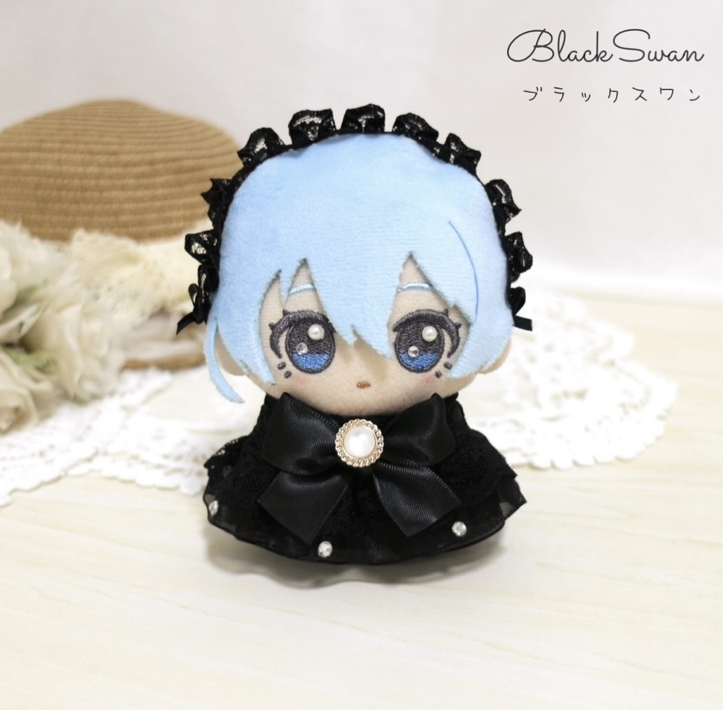 (カラー8色・選べるブローチ) ⑅ Lace dress & Headdress