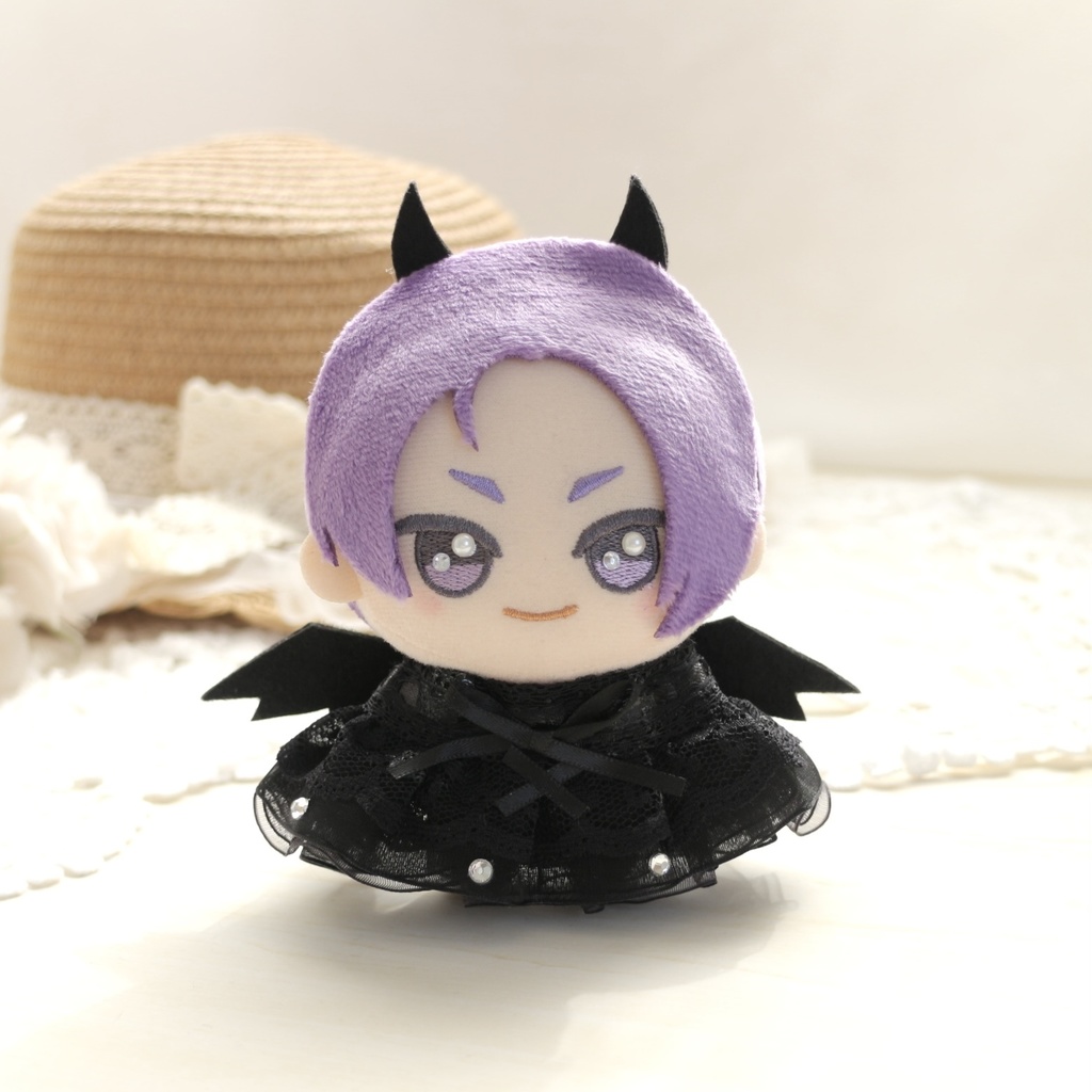 (ドレスセット) ⑅ Bustier dress & Devil accessories ちびぐるみ