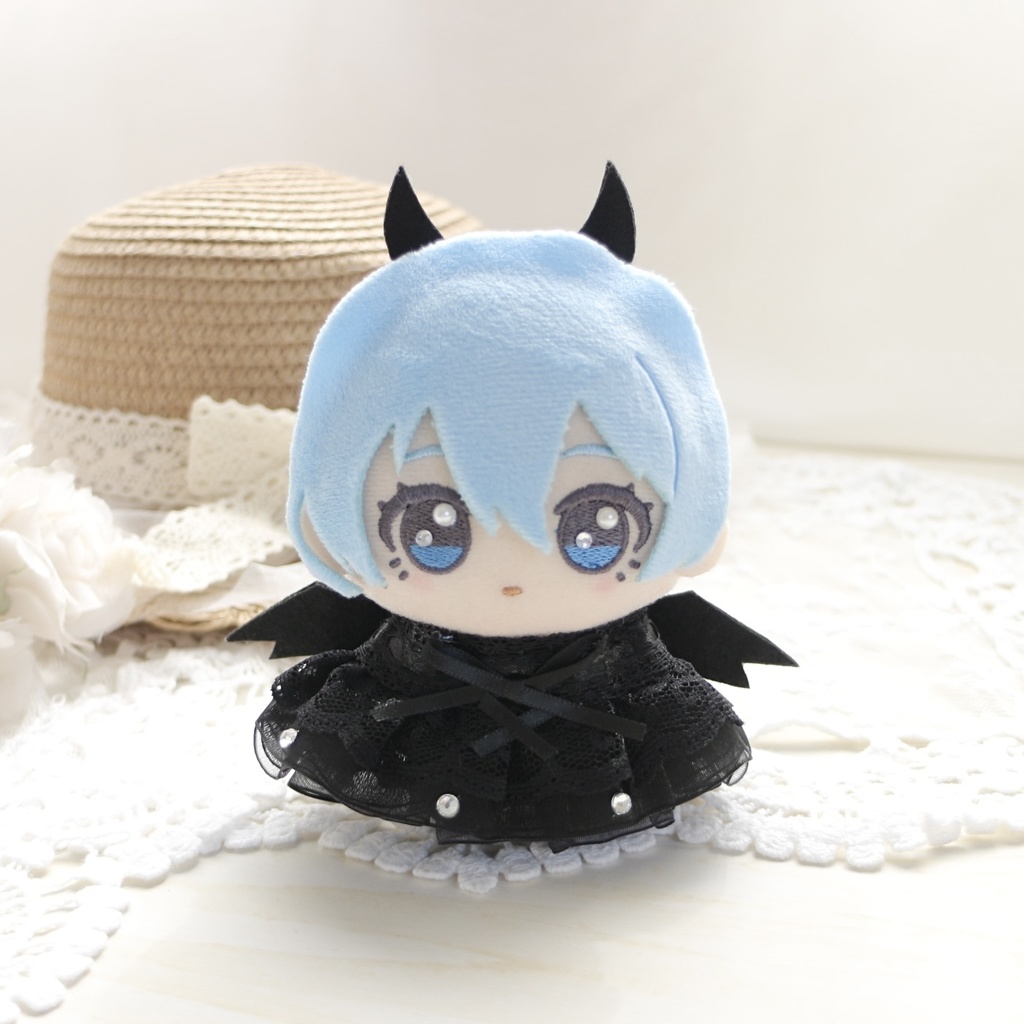 (ドレスセット) ⑅ Bustier dress & Devil accessories ちびぐるみ