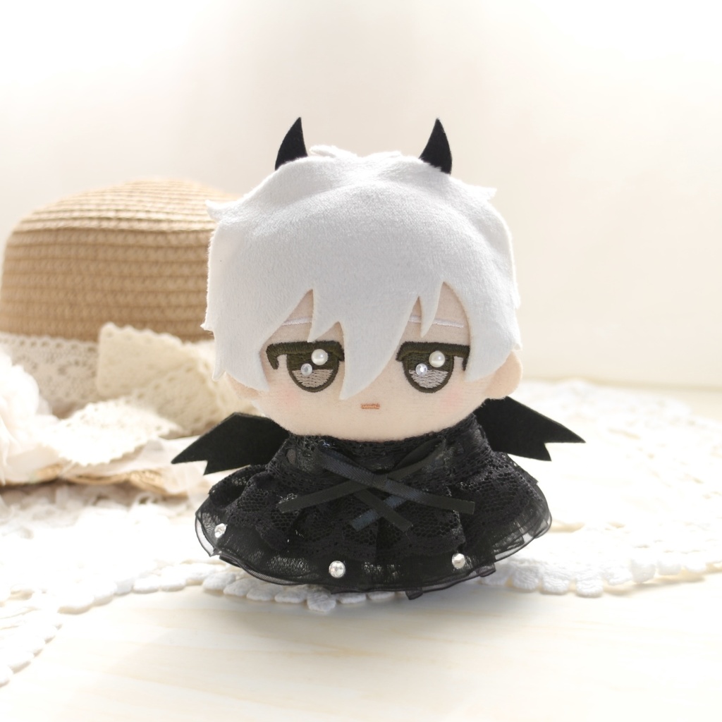 (ドレスセット) ⑅ Bustier dress & Devil accessories ちびぐるみ