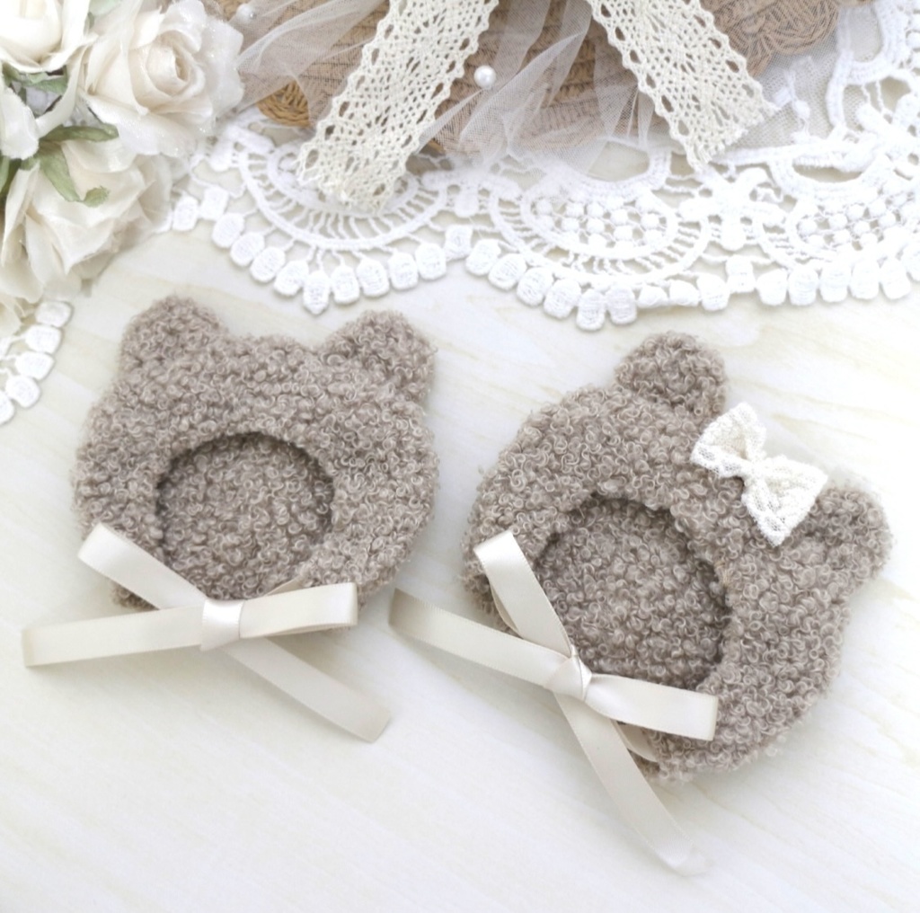 素朴なクマのかぶりもの ⑅ にじぱぺっと