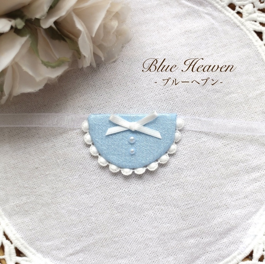 (カラー5色) ⑅ Glossy color bib ベビースタイ