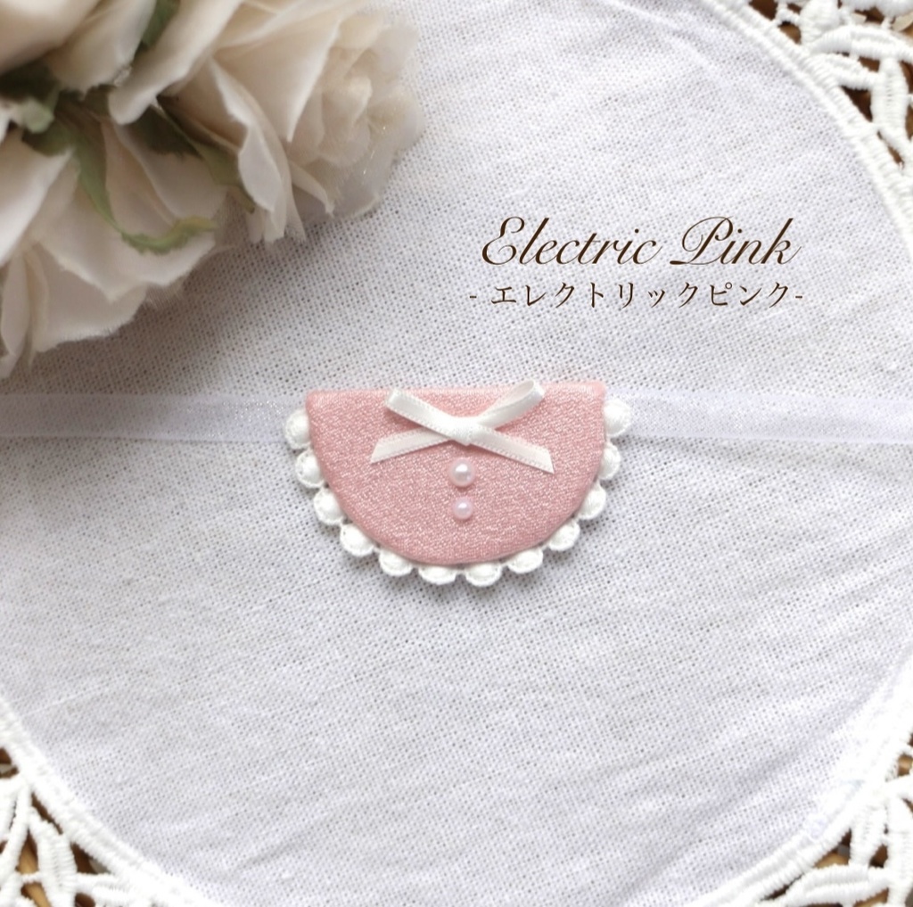 (カラー5色) ⑅ Glossy color bib ベビースタイ