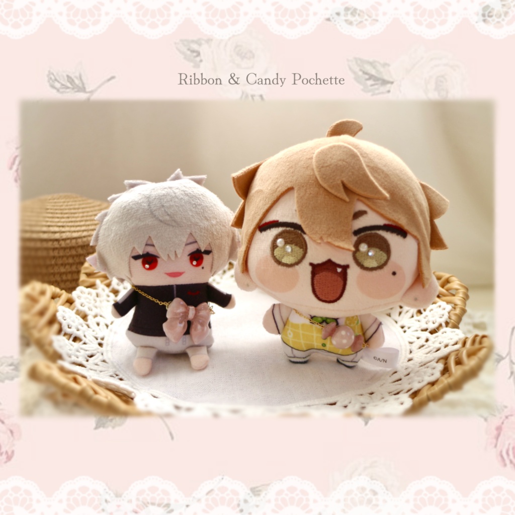 (2個set) ⑅ リボンとキャンディのポシェット