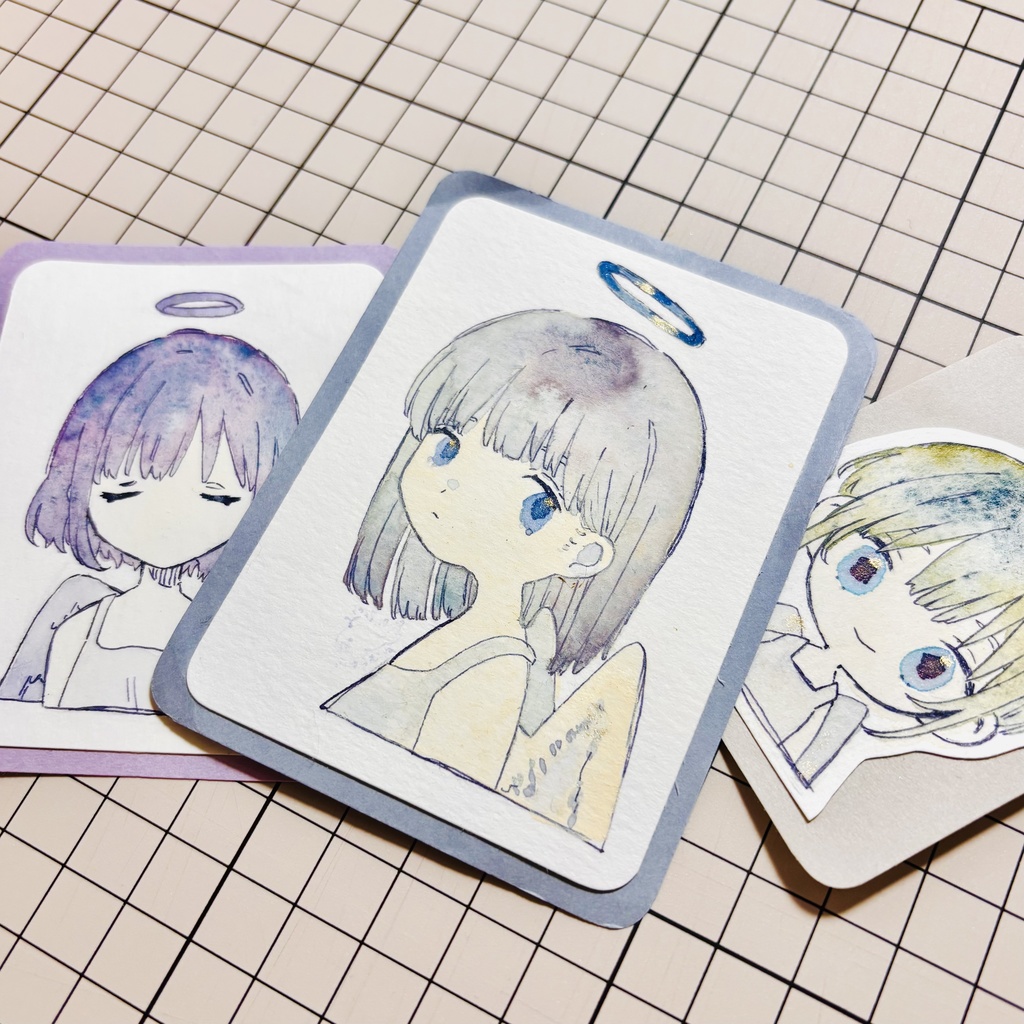 【ドローイング】天使たち セット【オリジナル】