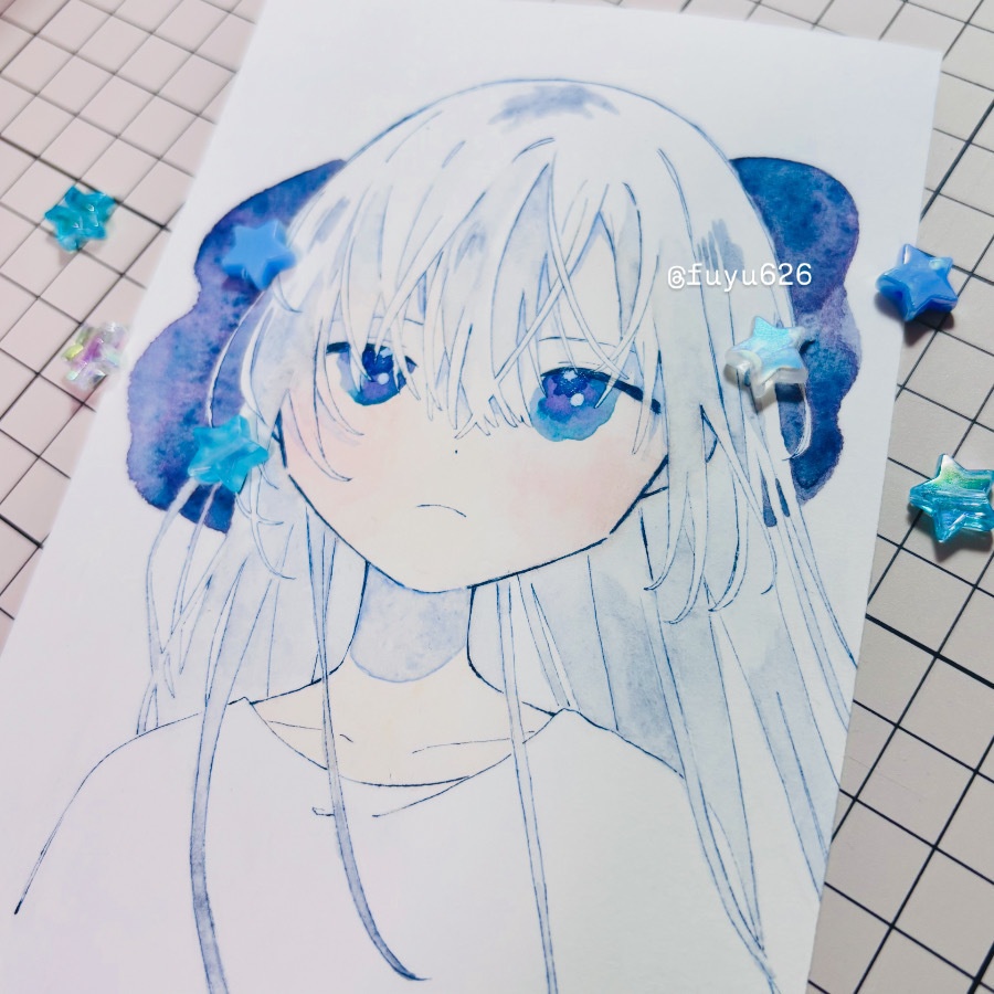 【原画】星がはじける【オリジナル】