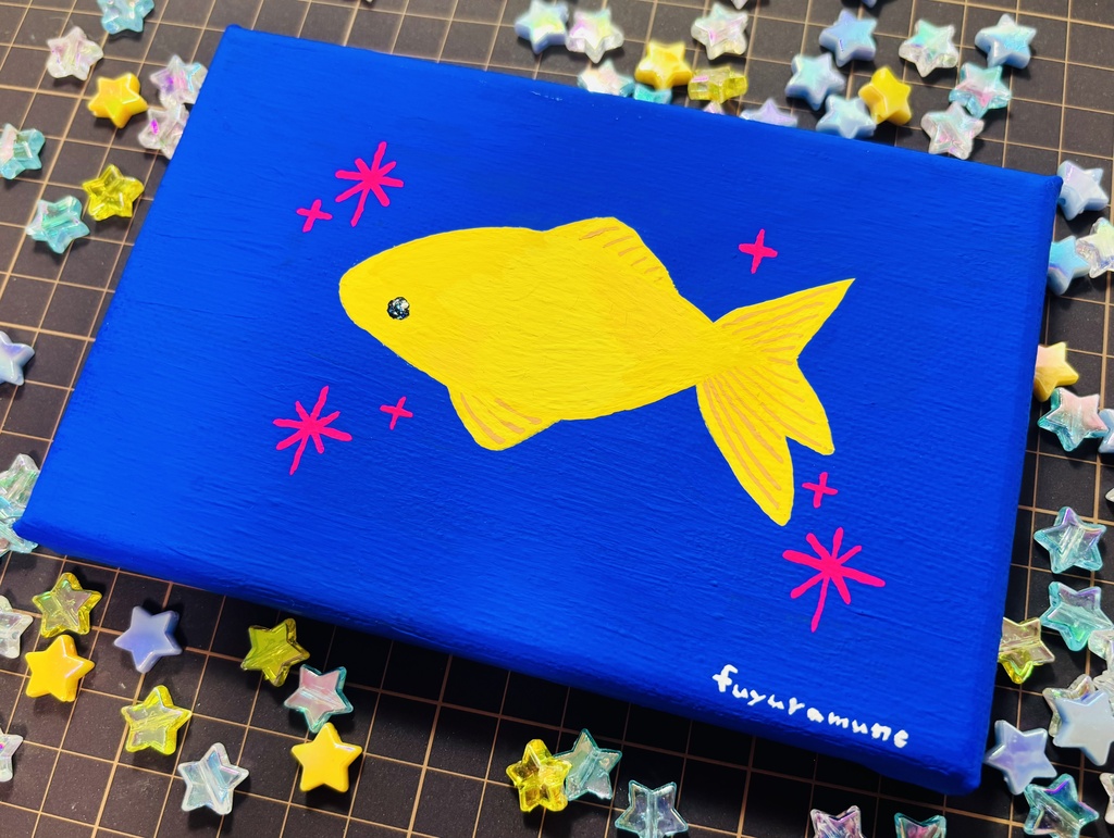 【原画】黄金の金魚